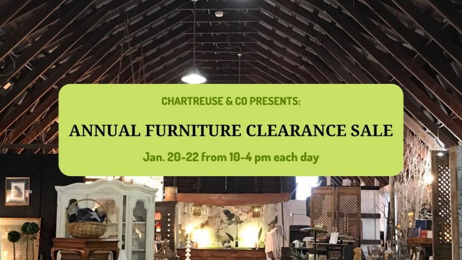 Chartreuse & Co. Annual Furniture Clearance Sale