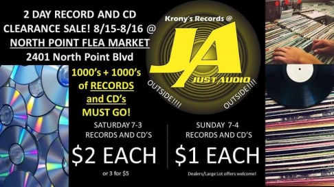 Krony's Records Clearance Sale