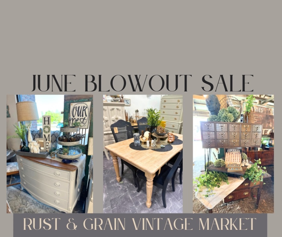 June Indoor Vintage Market Blowout Sale