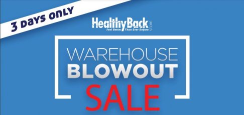 Healthy Back Warehouse BLOWOUT Sale